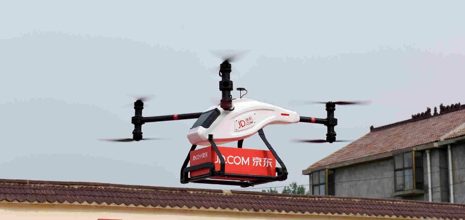 JD.com se acerca a la China rural con la construcción de 185 aeropuertos para drones