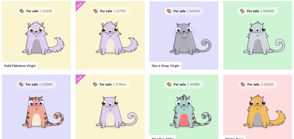 CryptoKitties, la moda de comprar gatitos con criptomonedas