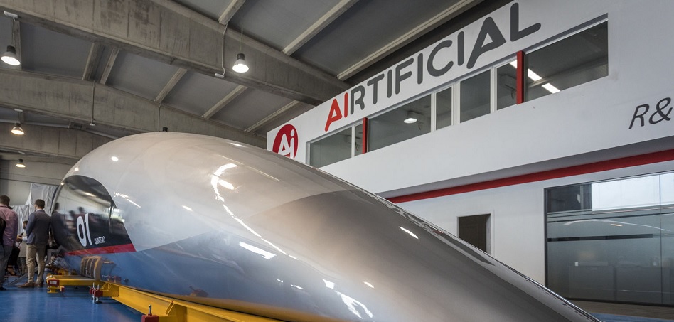 Airtificial traslada la cápsula de Hyperloop a Francia para iniciar las pruebas del tren supersónico