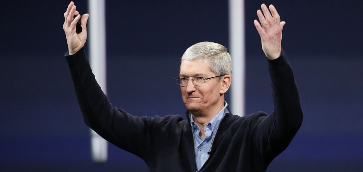 Tim Cook capta 120 millones de dólares en acciones tras el hito de Apple en bolsa