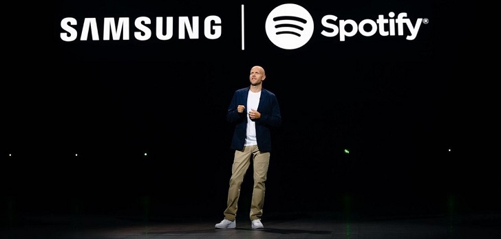 Samsung se alía con Spotify para integrar el servicio de música en su ecosistema