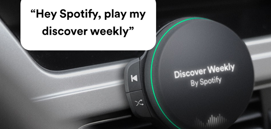 Spotify presentará su altavoz inteligente para el coche a finales de abril